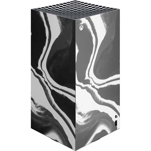 Black Marble Ink XBox Series X Digital Edition Console Skin